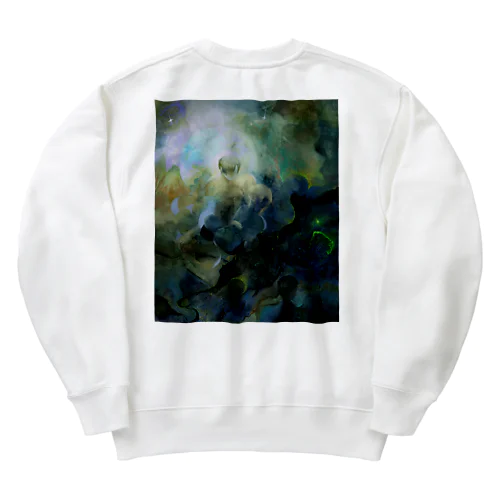 川池(裏面印刷) Heavyweight Crew Neck Sweatshirt