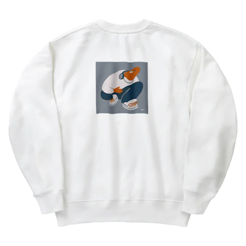 イカしてる奴 Heavyweight Crew Neck Sweatshirt