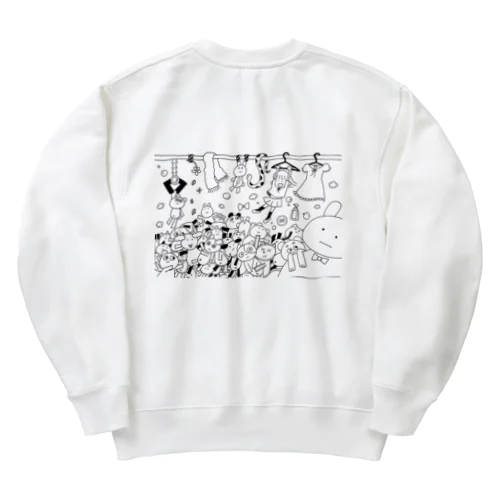 おせんたく日和 Heavyweight Crew Neck Sweatshirt