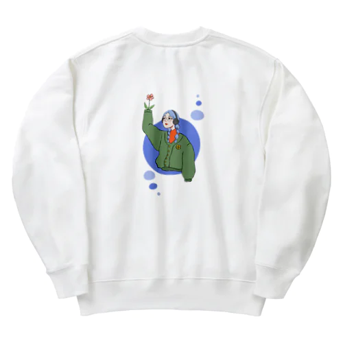 ふらわー Heavyweight Crew Neck Sweatshirt