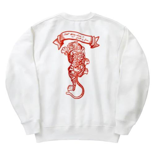 虎 Heavyweight Crew Neck Sweatshirt