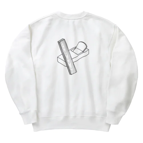 鉋とヒノキ Heavyweight Crew Neck Sweatshirt