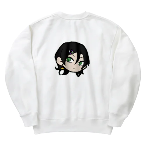 そぼろ忍様提供るいくん Heavyweight Crew Neck Sweatshirt