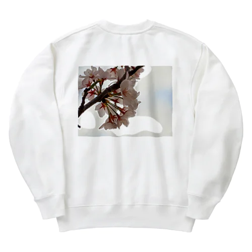 イラスト風SAKURA Heavyweight Crew Neck Sweatshirt