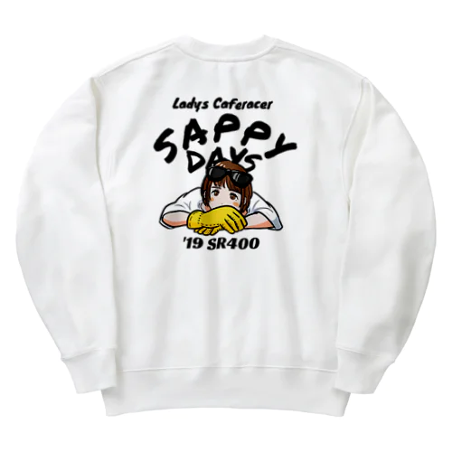 Sappy Days イラストver Heavyweight Crew Neck Sweatshirt