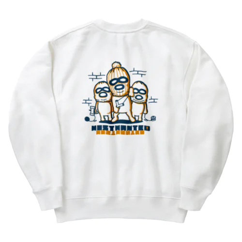 (バックプリント)MOST WANTED Heavyweight Crew Neck Sweatshirt