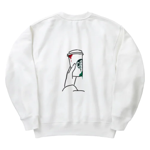 お洒落なドリンク Heavyweight Crew Neck Sweatshirt