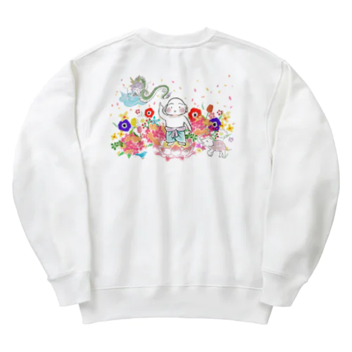 花まつり Heavyweight Crew Neck Sweatshirt