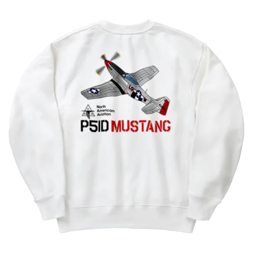 P51D MUSTANG（マスタング）２ Heavyweight Crew Neck Sweatshirt