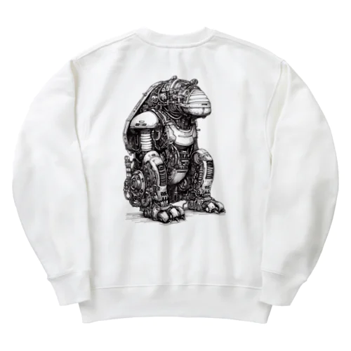 八王子在住ロボットのハチロー！ Heavyweight Crew Neck Sweatshirt