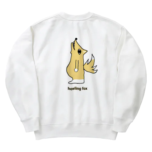 吠えるキツネ Heavyweight Crew Neck Sweatshirt