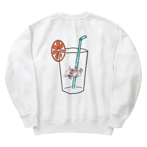 ぶくぶくにあちゃん Heavyweight Crew Neck Sweatshirt