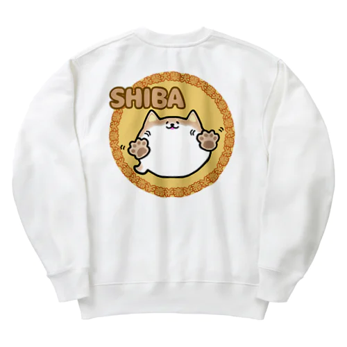 吹き出し柴犬くん001 Heavyweight Crew Neck Sweatshirt