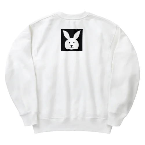 ウサギのロゴ Heavyweight Crew Neck Sweatshirt