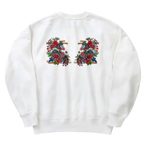 咲き誇れ Heavyweight Crew Neck Sweatshirt