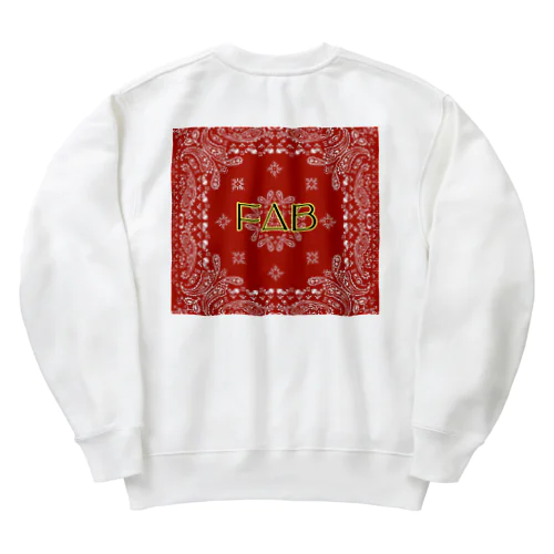 paisley sweat Heavyweight Crew Neck Sweatshirt