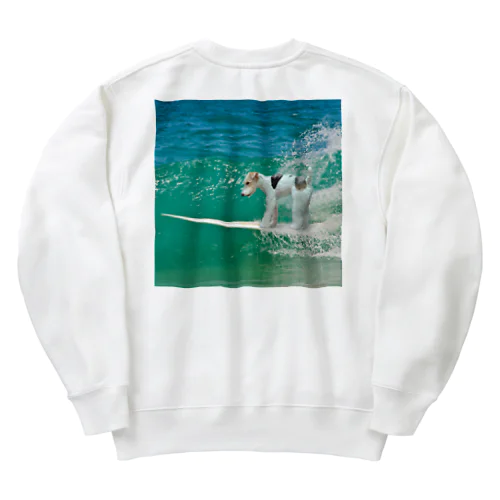 ワイヤーフォックステリア　波乗りタンタン Heavyweight Crew Neck Sweatshirt