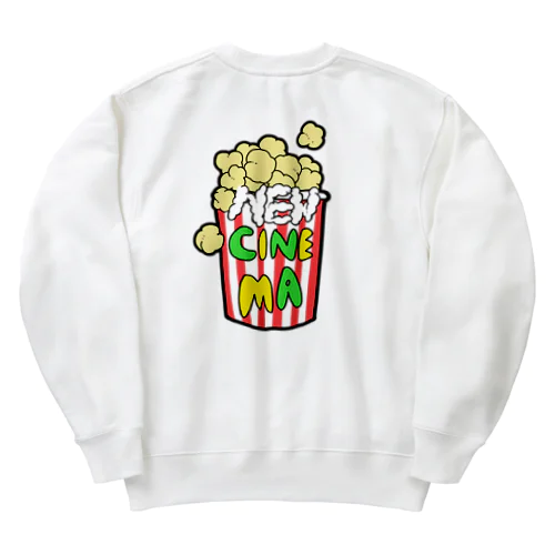 NEW CINEMA Popcorn Heavyweight Crew Neck Sweatshirt