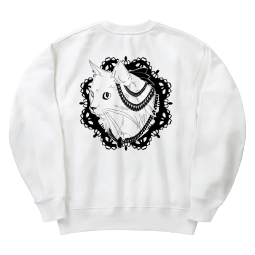 長毛種♡初にゃん Heavyweight Crew Neck Sweatshirt