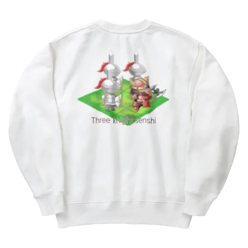 スリーナイトセンシ(ローマ字ver.) Heavyweight Crew Neck Sweatshirt