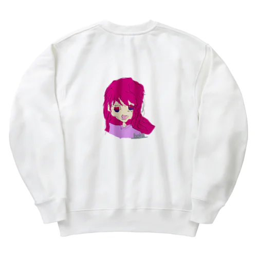 歪みちゃん Heavyweight Crew Neck Sweatshirt