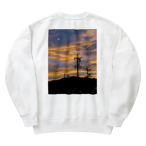 夕焼け Heavyweight Crew Neck Sweatshirt