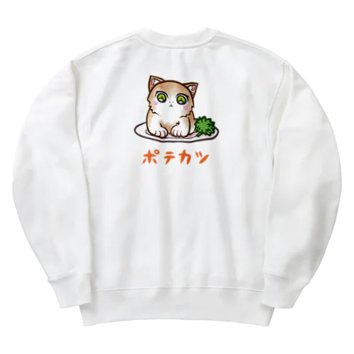 ポテカツ(バックプリント) Heavyweight Crew Neck Sweatshirt