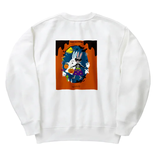 Happy Halloweenロングスリーブ Heavyweight Crew Neck Sweatshirt