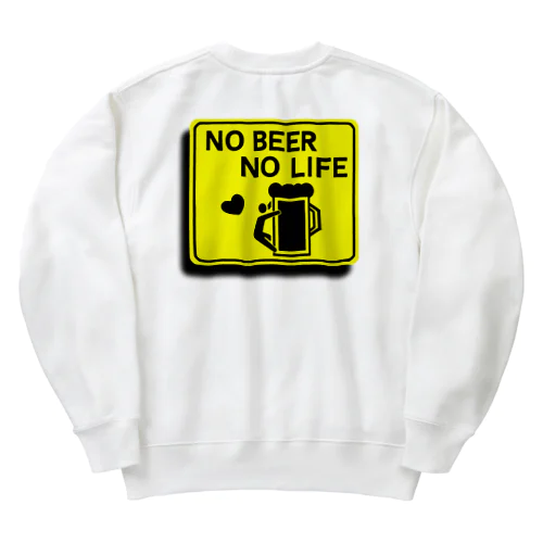 NO BEER NO LIFE ヘビーウェイトスウェット