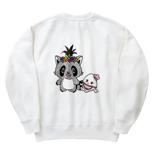 南国パンダ！&米粒ちゃん Heavyweight Crew Neck Sweatshirt