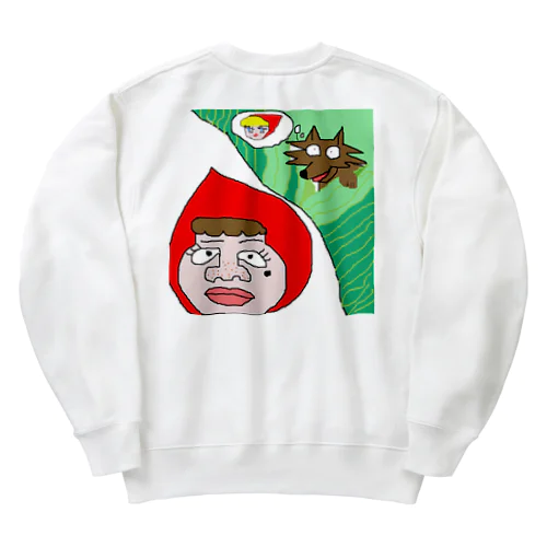 食欲をなくす狼 Heavyweight Crew Neck Sweatshirt