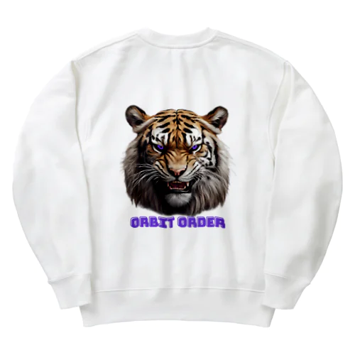 purple eyes Heavyweight Crew Neck Sweatshirt