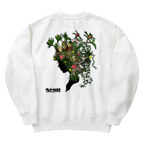 【バックプリントver.】パキポディウム Heavyweight Crew Neck Sweatshirt