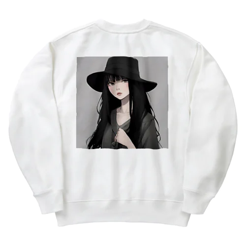 バックプリント  Heavyweight Crew Neck Sweatshirt