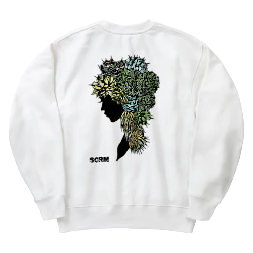 【バックプリントver.】アガベ Heavyweight Crew Neck Sweatshirt