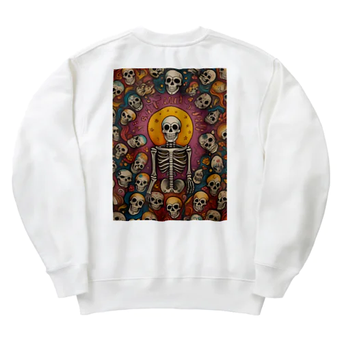 月とドクロ Heavyweight Crew Neck Sweatshirt