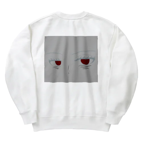 偽りの目 Heavyweight Crew Neck Sweatshirt