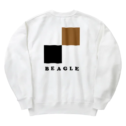 BEAGLE（ビーグル）トリコロールカラー・白地 ヘビーウェイトスウェット