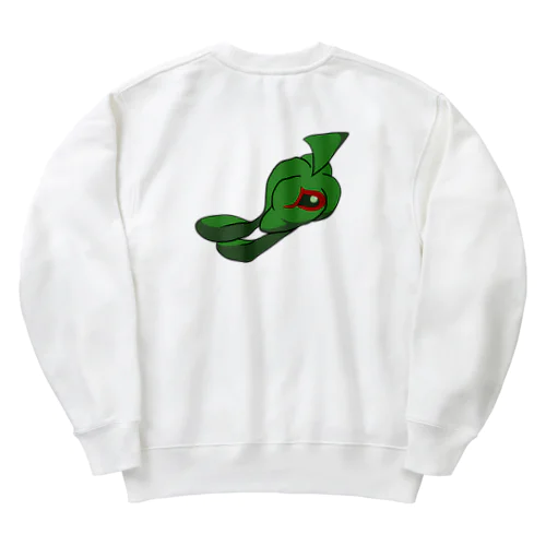 泳げピーマンくん Heavyweight Crew Neck Sweatshirt