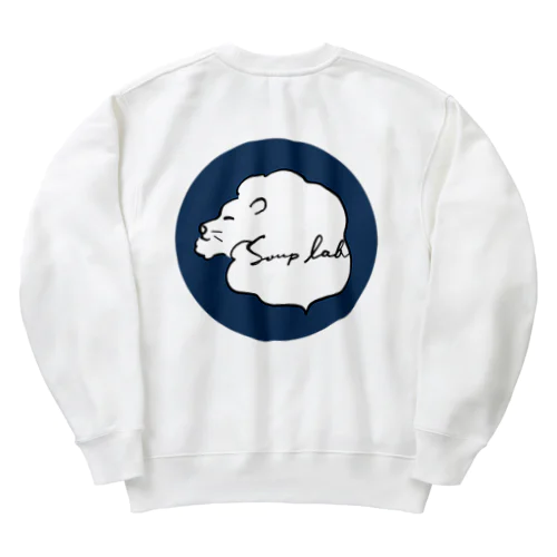 soup lab ライオン Heavyweight Crew Neck Sweatshirt