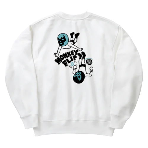 (バックプリント)MONKEY FLIP Heavyweight Crew Neck Sweatshirt