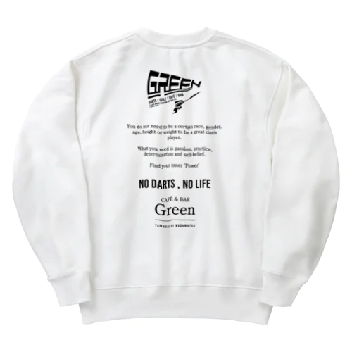 Green Heavyweight Crew Neck Sweatshirt