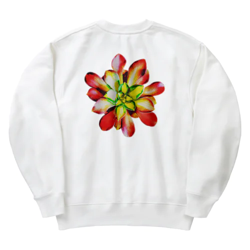 Succulents series アエオニウム Heavyweight Crew Neck Sweatshirt