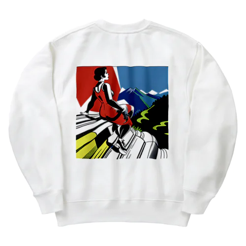 トレッキングLady Heavyweight Crew Neck Sweatshirt