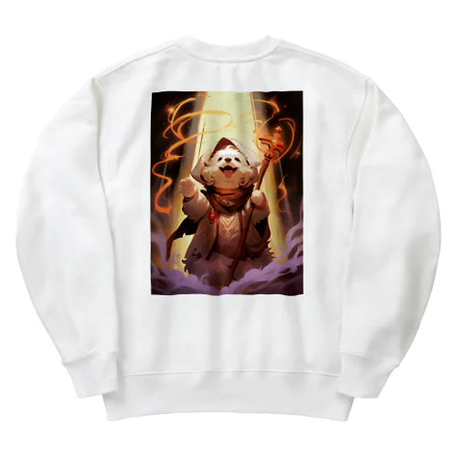 魔法犬 ハク Heavyweight Crew Neck Sweatshirt