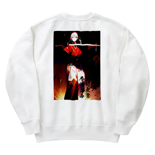 女剣士1 Heavyweight Crew Neck Sweatshirt