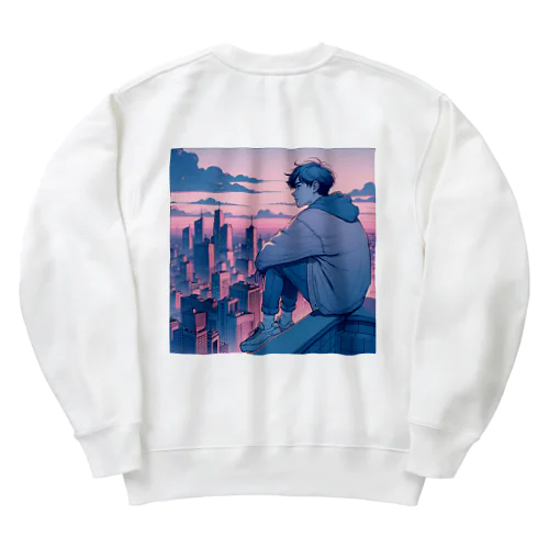 都市の狭間で Heavyweight Crew Neck Sweatshirt