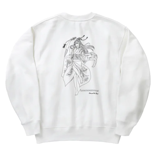 日本の女神様　天鈿女命 Heavyweight Crew Neck Sweatshirt