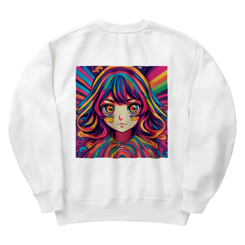 サイケ少女 Heavyweight Crew Neck Sweatshirt