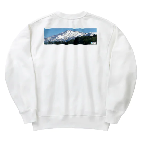 秋田鳥海山_AkitaChoukaisan Heavyweight Crew Neck Sweatshirt